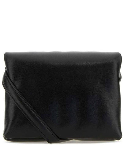 Prisma Mini Leather Cross Bag Black - MARNI - BALAAN 2