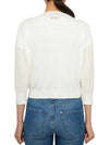 Cotton Shrunken Cardigan White - TORY BURCH - BALAAN 4