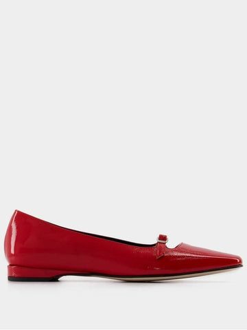 Emilie Ballerinas - Carel - Leather - Red - CAREL - BALAAN 1