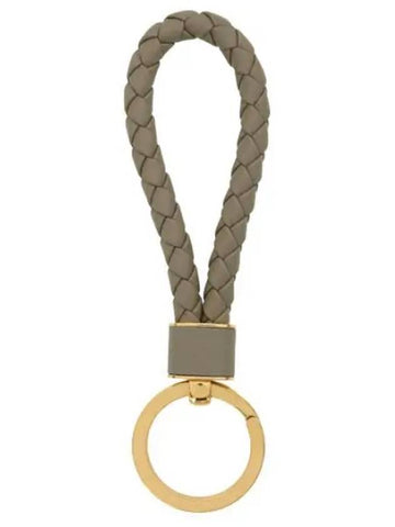 Intrecciato leather key ring holder - BOTTEGA VENETA - BALAAN 1