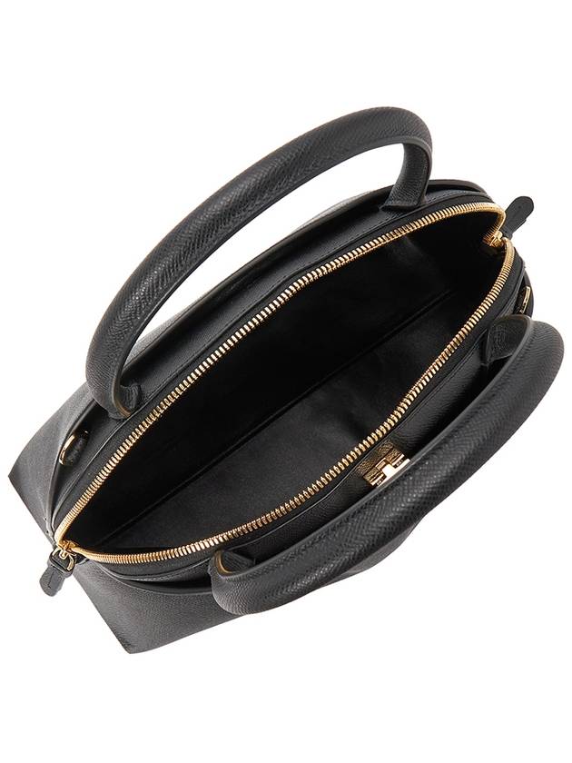 Gancini Leather Tote Bag Black - SALVATORE FERRAGAMO - BALAAN 6