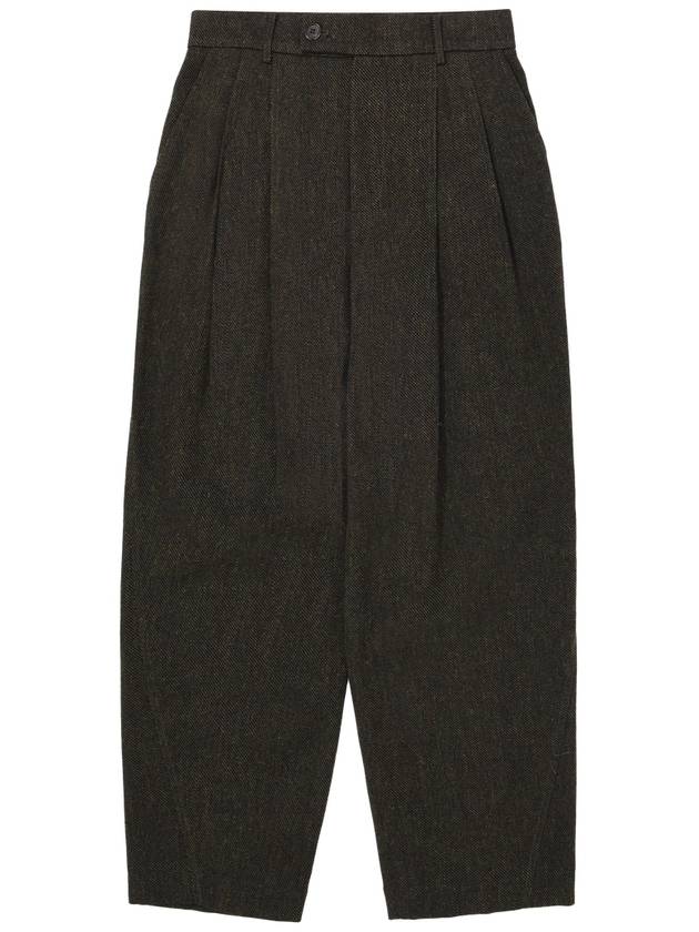 British Wool Trousers Dark Green MM213PT001DGN - MONTSENU - BALAAN 7