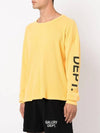 Therma Long Sleeve T-Shirt Yellow - GALLERY DEPT. - BALAAN 4