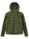 Padded Hooded Cardigan Green - MONCLER - BALAAN 2