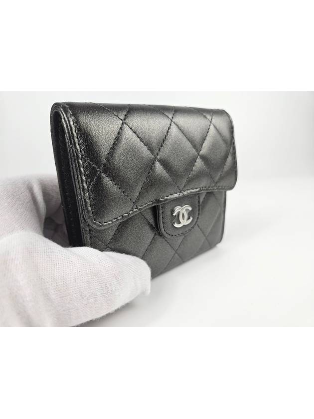 Classic Small Flap Lambskin Dark Silver AP0231 B10231 NN014 - CHANEL - BALAAN 4