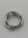 Legate 90 Silver Scarf Ring H601107S - HERMES - BALAAN 4