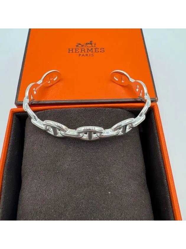 Hermes Medium Chaine D'ancre Enchainee Bracelet Sterling Silver - HERMES - BALAAN 3