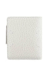 Grain Stitch Leather Flap Halfwallet Ivory - MAISON MARGIELA - BALAAN.