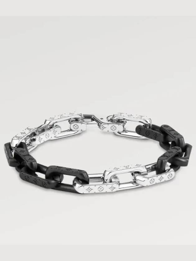 Monogram Chain Bracelet Silver - LOUIS VUITTON - BALAAN 3