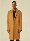 Oversized Cashmere Single Coat Camel - BUTTON SEOUL - BALAAN 1