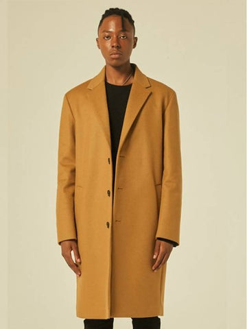 Oversized Cashmere Single Coat Camel - BUTTON SEOUL - BALAAN 1