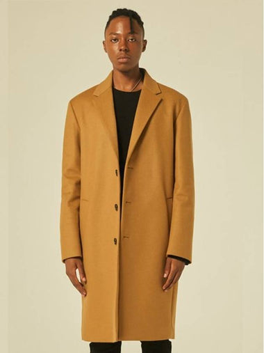 Oversized Cashmere Single Coat Camel - BUTTON SEOUL - BALAAN 1