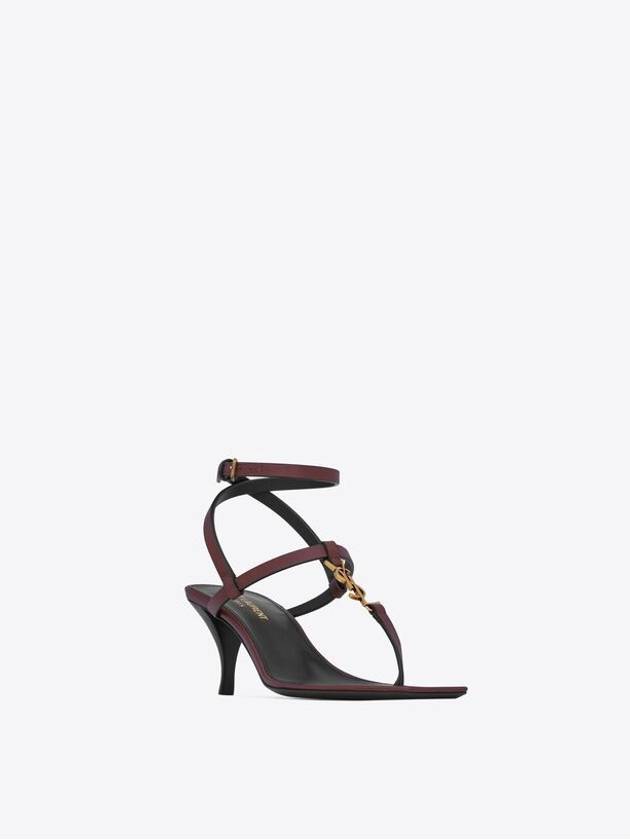 SAINT LAURENT CASSANDRA SANDALS 60mm - SAINT LAURENT - BALAAN 3