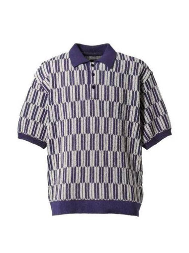 24 Polo Sweater Purple OT267 - NEEDLES - BALAAN 1