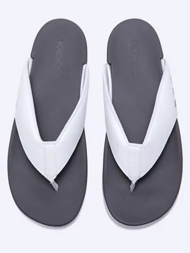 Adilette Comfort Flip Flops White - ADIDAS - BALAAN 2