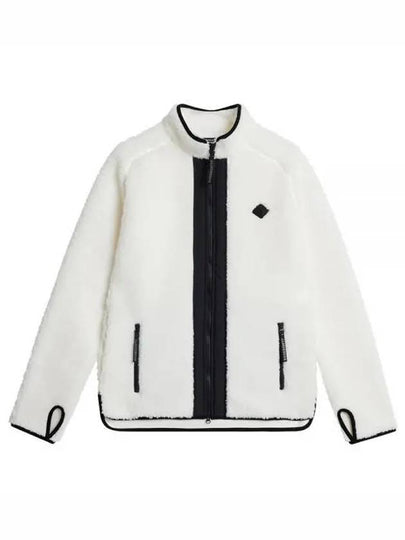 Juniper Pile Mid Layer Shearling Jacket White - J.LINDEBERG - BALAAN 2