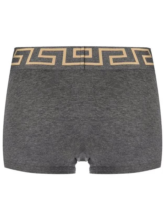 Men's Greca Border Draws 2 Pack Briefs Black Grey - VERSACE - BALAAN 4