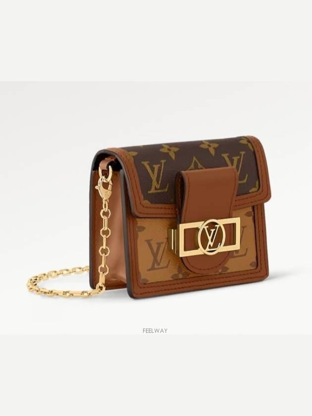 Micro Dauphine Cross Bag Brown - LOUIS VUITTON - BALAAN 4