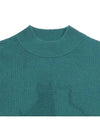 Men s front terrier point basic pullover 2402GXKC BLUE GREEN - BLACK&WHITE - BALAAN 3