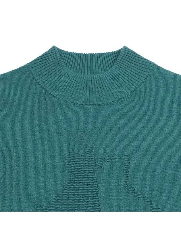 Men s front terrier point basic pullover 2402GXKC BLUE GREEN - BLACK&WHITE - BALAAN 3