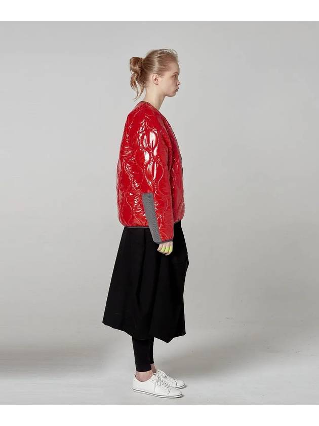 Quilted Field Jacket Red - ATHPLATFORM - BALAAN 3