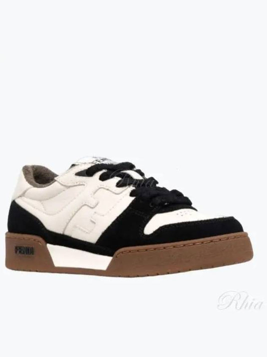 Women's Match Low Top Sneakers Black - FENDI - BALAAN 2