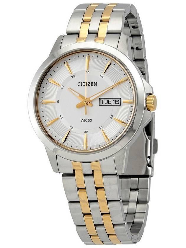 Citizen Quartz Silver Dial Two-tone Men's Watch BF2018-52A - CITIZEN - BALAAN 1