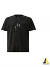 30/1 Jersey Relaxed Graphic Short Sleeve T-Shirt Black - CP COMPANY - BALAAN 2