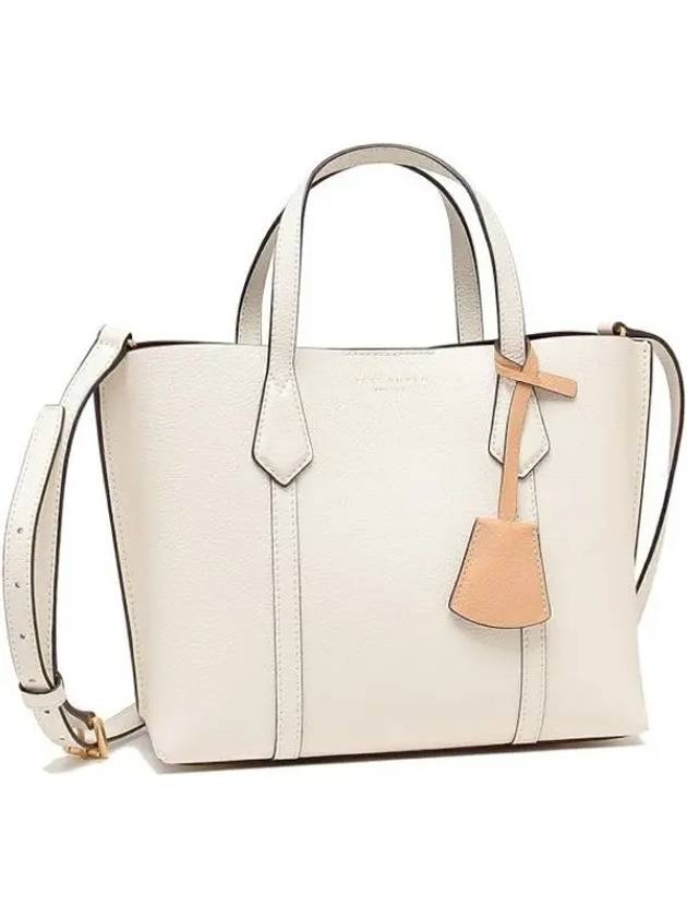 Perry Triple Compartment Small Tote Bag Ivory - TORY BURCH - BALAAN 2