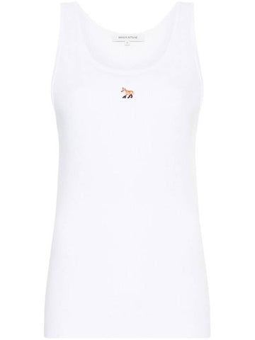 Cotton Baby Tank Top White - MAISON KITSUNE - BALAAN 1