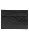 Cassandre Logo Card Wallet Black - SAINT LAURENT - BALAAN 3