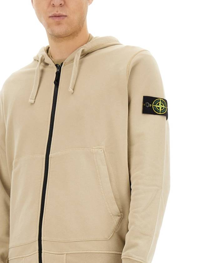 ZIP SWEATSHIRT. - STONE ISLAND - BALAAN 4