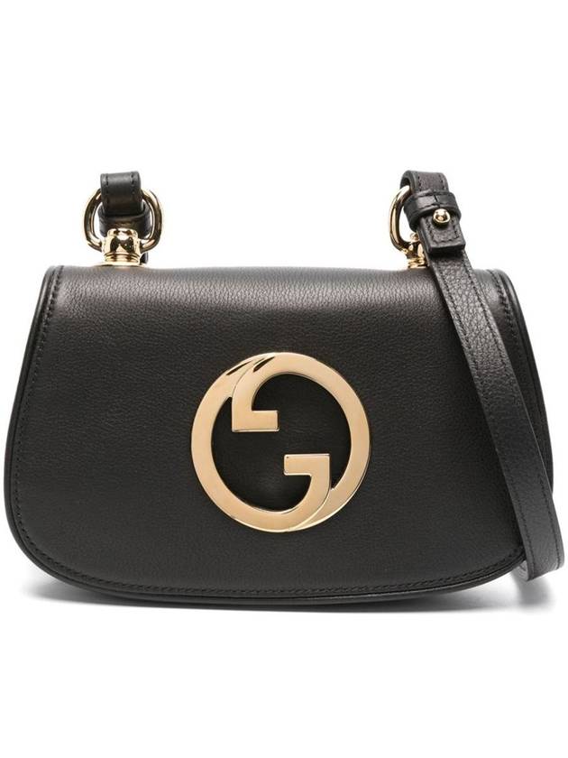 Blondie Small Leather Shoulder Bag Black - GUCCI - BALAAN 2