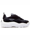 Gumboy Banshee Low Top Sneakers Black - VALENTINO - BALAAN.