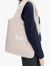 Ninon small fleece puffy tote bag unisex - A.P.C. - BALAAN 8