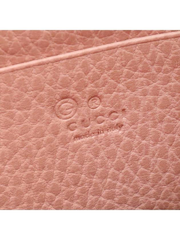 Pink leather interlocking GG chain mini clutch crossbag 510314 - GUCCI - BALAAN 10