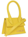 Le Chiquito Signature Leather Mini Tote Bag Yellow - JACQUEMUS - BALAAN 4