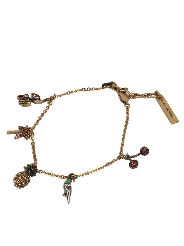 Tropical Charm Chain Bracelet Gold - MARC JACOBS - BALAAN 2