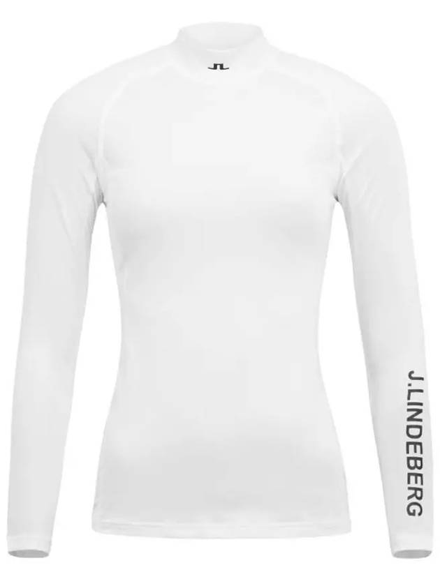 Asa Soft Compression Long Sleeve T-Shirt White - J.LINDEBERG - BALAAN 3