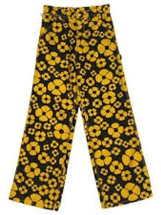 Carhartt Whip Women's Floral Print Midi H-Line Skirt Yellow - MARNI - BALAAN 2