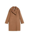 Women's Carby Wool Double Coat Camel - MAX MARA - BALAAN.