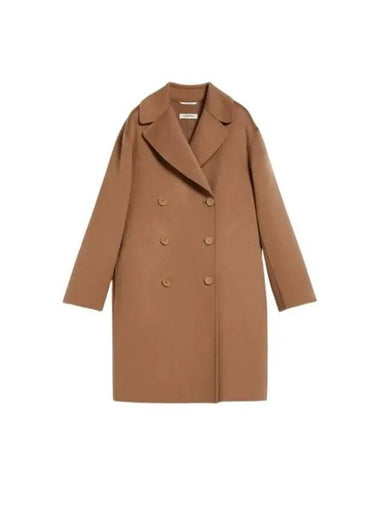 Women's Cabi Wool Double Coat Camel - MAX MARA - BALAAN 1