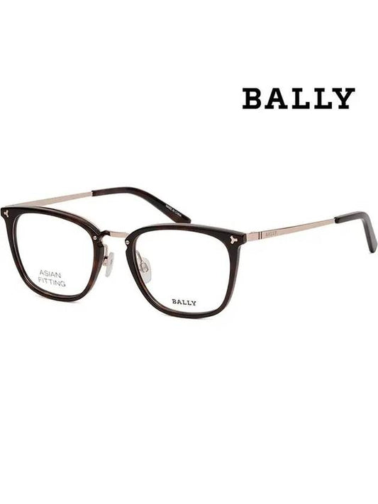 Glasses frame BY5037D 056 men women square horn rim Asian fit - BALLY - BALAAN 1