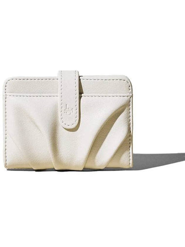 Dough Compact Card Wallet Cream White - LE MASQUE - BALAAN 1