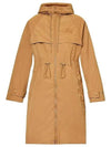 EKD Embroidered Coat Camel - BURBERRY - BALAAN 2