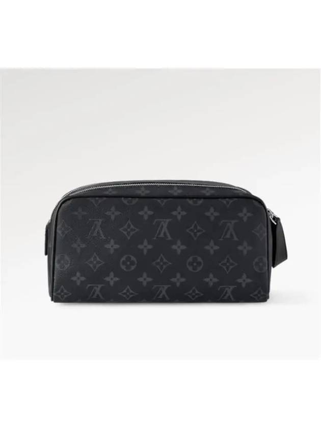 Dopp Kit Monogram Eclipse Pouch Bag Black - LOUIS VUITTON - BALAAN 5