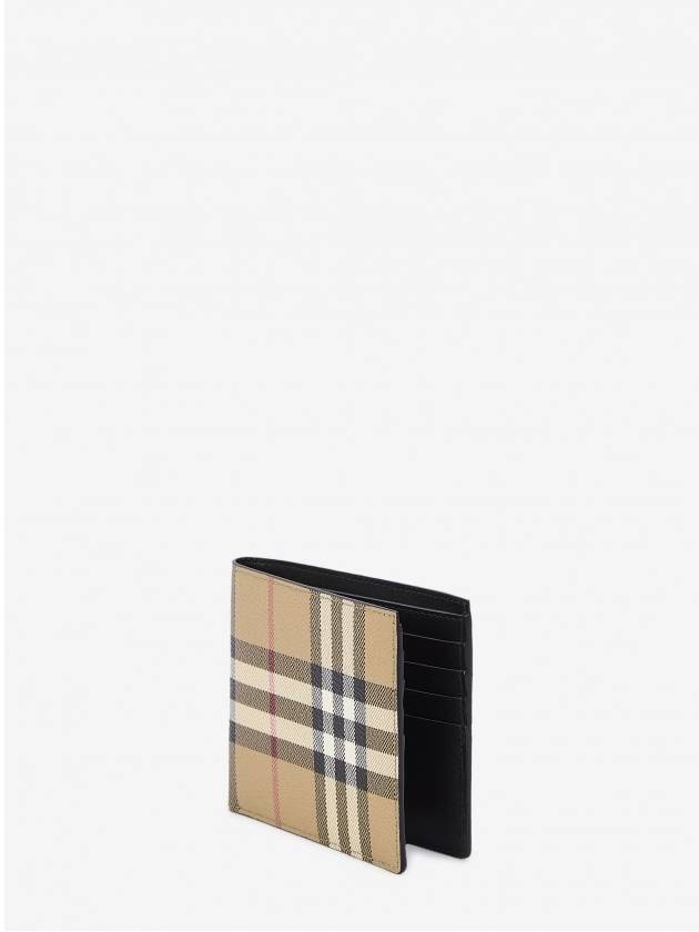 Check Half Wallet Beige - BURBERRY - BALAAN 3