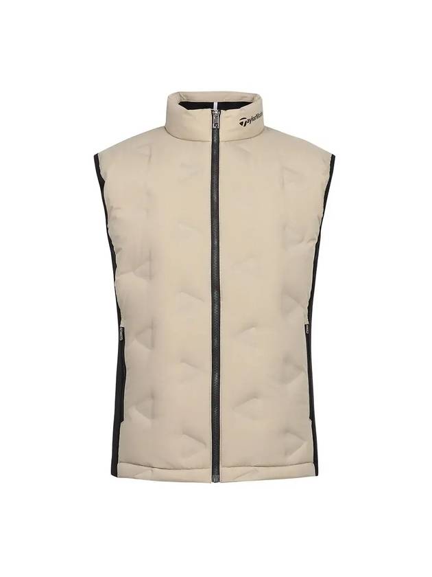 Hot Melt Hybrid Goose Down Vest Beige - TAYLORMADE - BALAAN 1