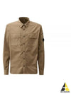 Organic Gabardine Buttoned Lens Shirt - CP COMPANY - BALAAN 2