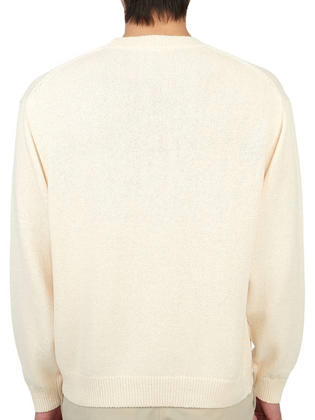 Boke Flower Wool Jumper Knit Top White - KENZO - BALAAN 5